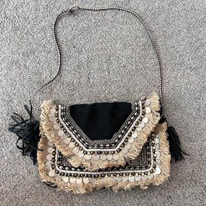 Shashi Boho Coin Cross Body Bag